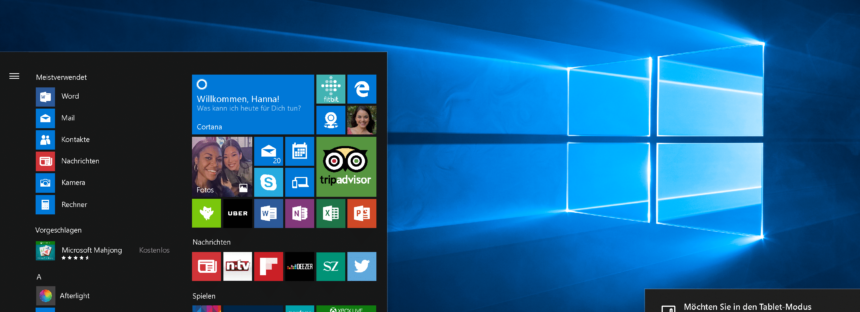Windows 10 Anniversary Update ab heute verfügbar