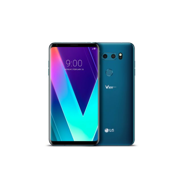 LG V30S  MWC 2018: LG V30S soll mit ThinQ durch künstliche Intelligenz zum neuen Wunderkind werden Bild V30S ThinQ New Moroccan Blue 2 651x660